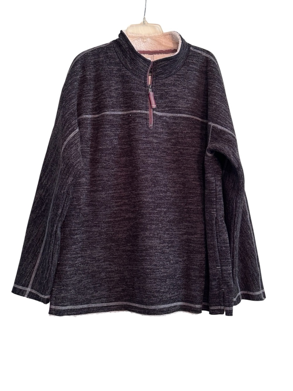 True Grit Bonded Vintage Cord 1/4 Zip Pullover